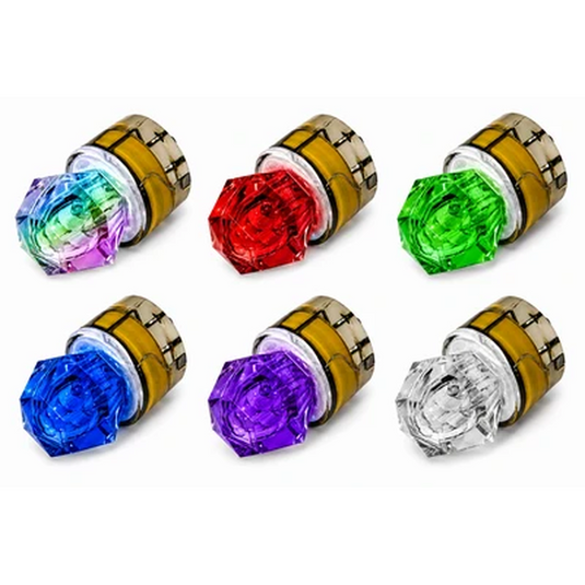 Lindgren-Pitman Duralite deep drop fishing lights in multicolor, red, green, blue, purple and clear