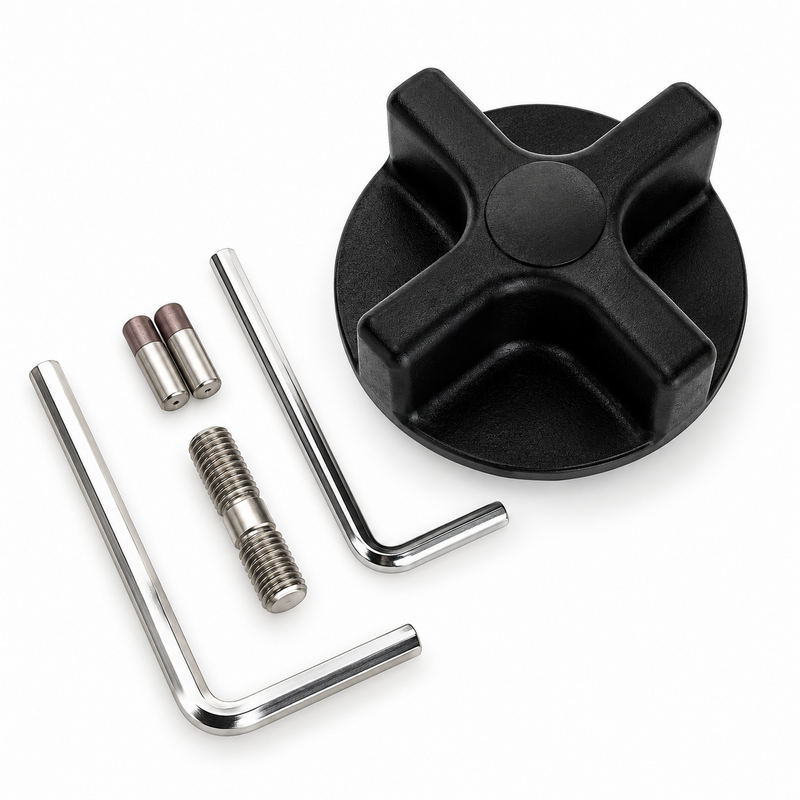 Load image into Gallery viewer, Lindgren-Pitman LP electric reel spool nut with replacement hardware kit
