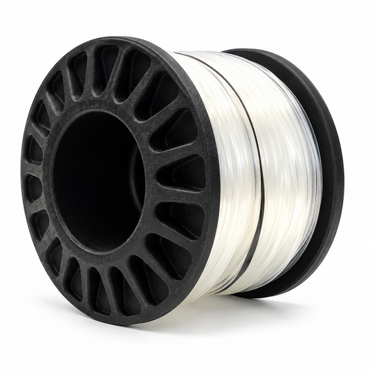 Lindgren-Pitman nylon electric reel spool filled with monofilament fishing line