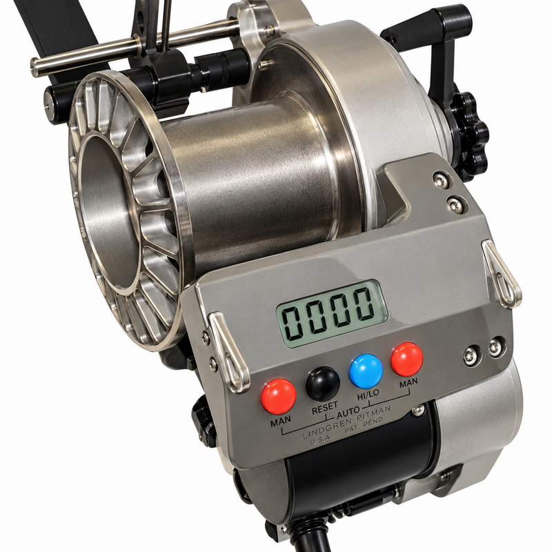 Load image into Gallery viewer, Lindgren-Pitman S2-1200 commercial electric reel with titanium spool
