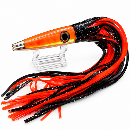 LMR Wahoo Trolling Dart – Orange Crush Blackout – 5 oz