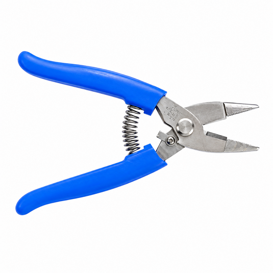 Manley 2016 7 inch stainless steel Gripper/Nipper pliers with blue grips