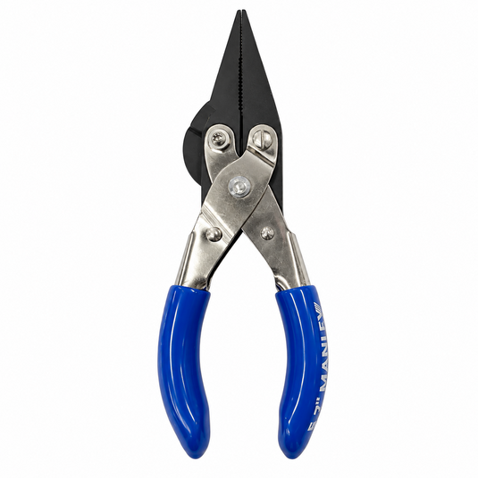 Manley 2015 Flip Pallot Signature 5.7 inch Super Pliers with blue handles