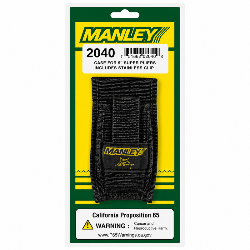 Load image into Gallery viewer, Manley 2040 clip-on case for 5 inch Super Pliers in retail packaging
