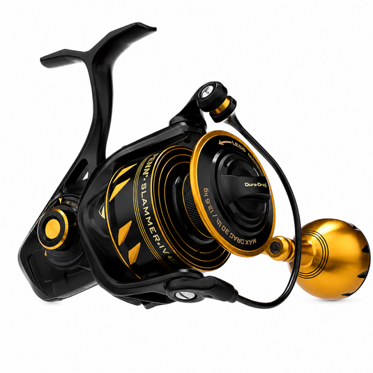 Penn Slammer IV 4500 Spinning Reel - Black and Gold Saltwater Fishing Reel