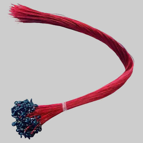 Load image into Gallery viewer, Ringer Swivels #1 Pre-Twisted Red Coated Copper Wire - QTY 250
