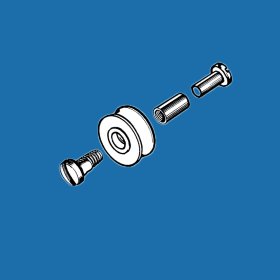 AFTCO Complete Replacement Roller Assembly