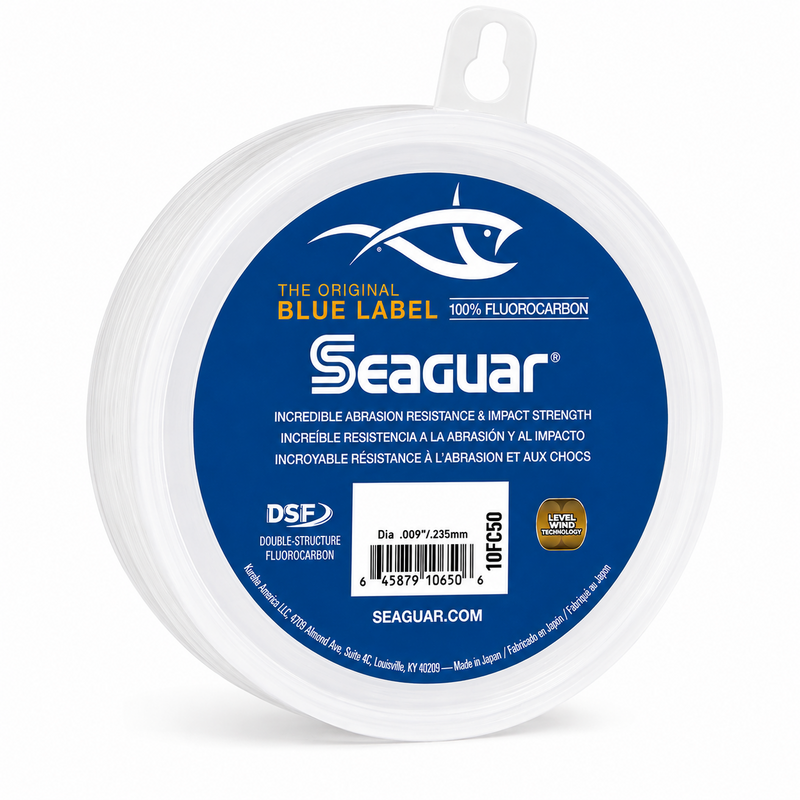 Load image into Gallery viewer, Seaguar Blue Label 100% fluorocarbon leader fishing line
