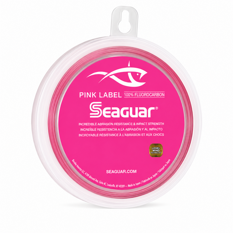 Load image into Gallery viewer, Seaguar Pink Label 100% fluorocarbon leader fishing line
