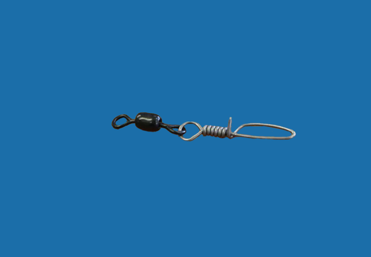 Black Hook Dolphin Snap Swivel with Long Tang