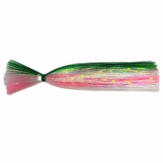 Stan Reuwer Sea Witch Watermelon hand-tied sea witch lure for offshore trolling