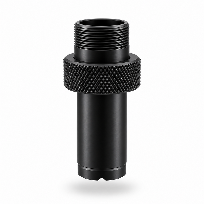 Load image into Gallery viewer, Stuart Z-Butt Adapter #6 to #4 Black fishing rod butt adapter
