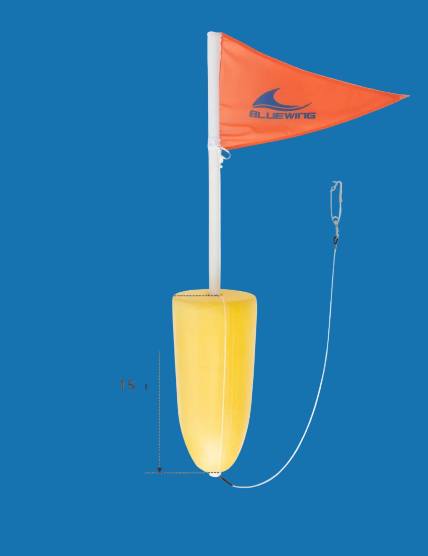 Swordfish Buoy with Flag