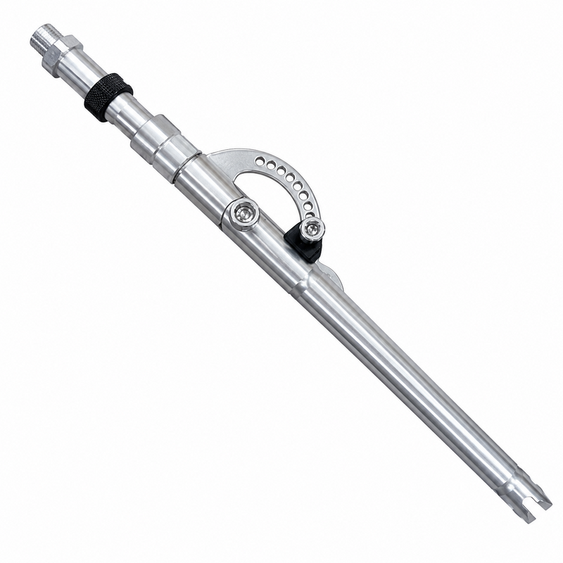 Load image into Gallery viewer, Winthrop Tackle Terminator T-10X Adjusta-Butt in silver finish
