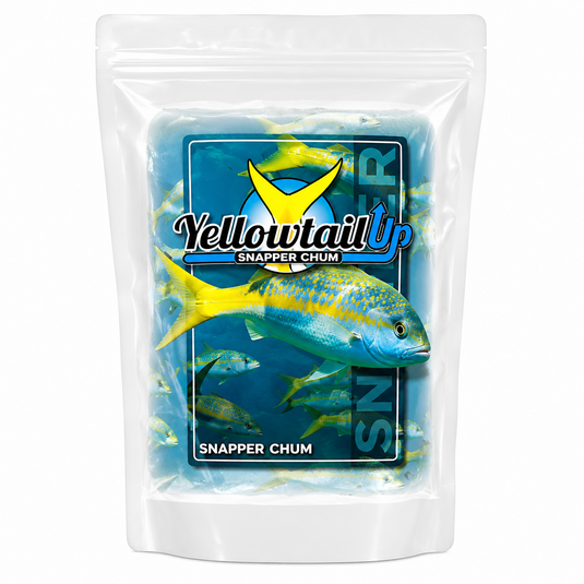 Yellowtail Up Snapper Chum fishing bait in resealable pouch