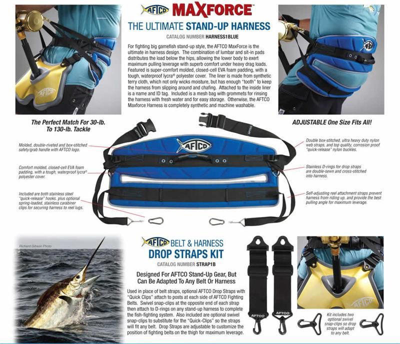 Load image into Gallery viewer, AFTCO Ultimate Stand-Up Harness - MaxForce
