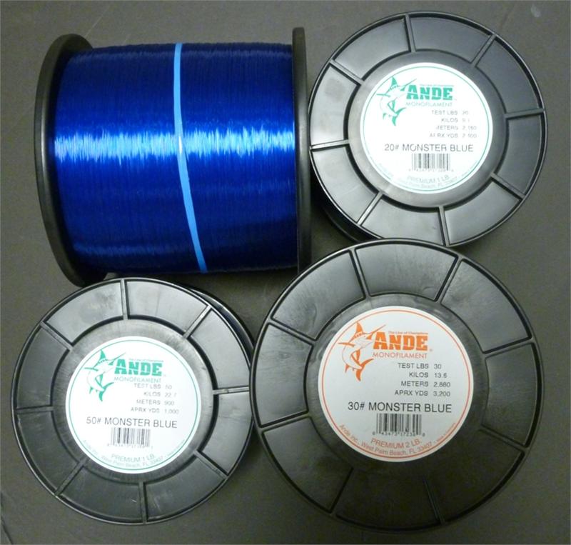 Load image into Gallery viewer, Ande Monster Blue Monofilament Fishing Line
