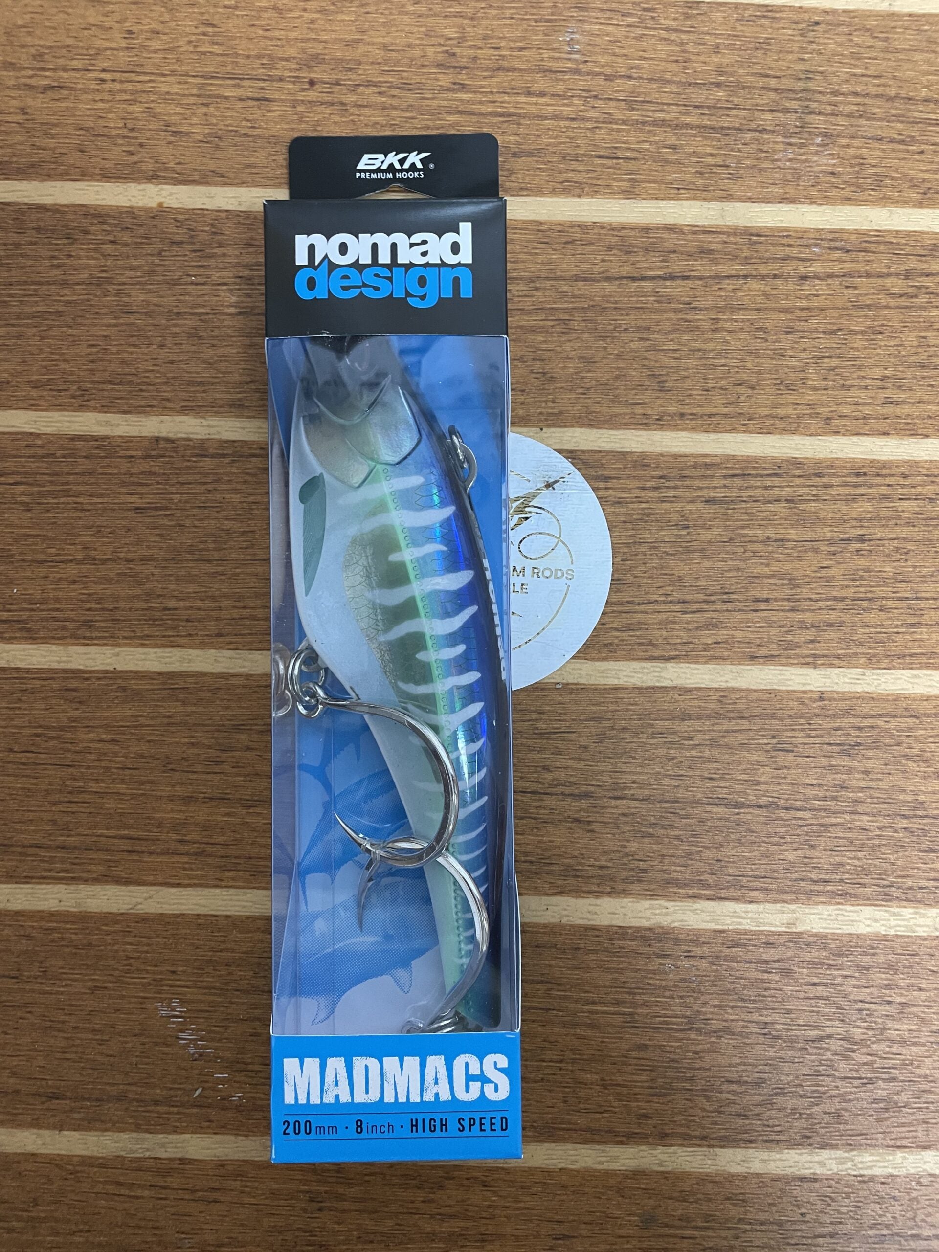 Nomad Design Madmacs - 240mm/10 Sinking High Speed - BKK Hooks - Trolling,  Minnow, Spanish Mackerel 