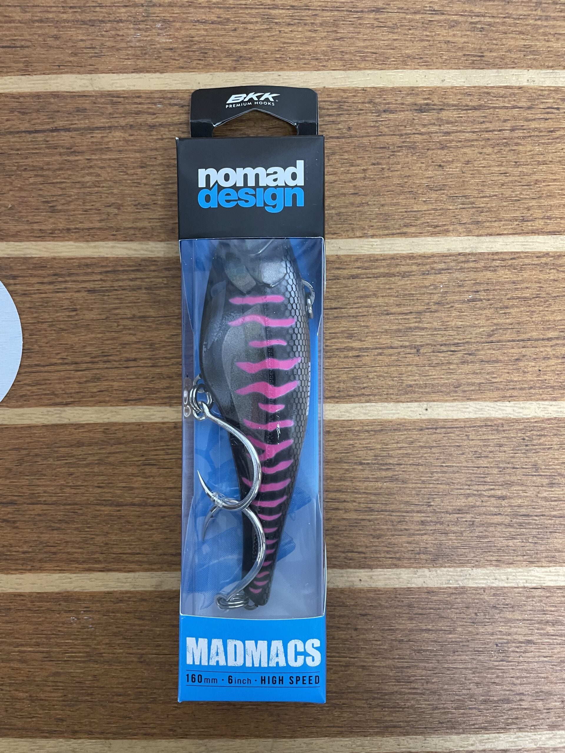 Nomad Madmacs 160mm Lure Black Pink Mackerel