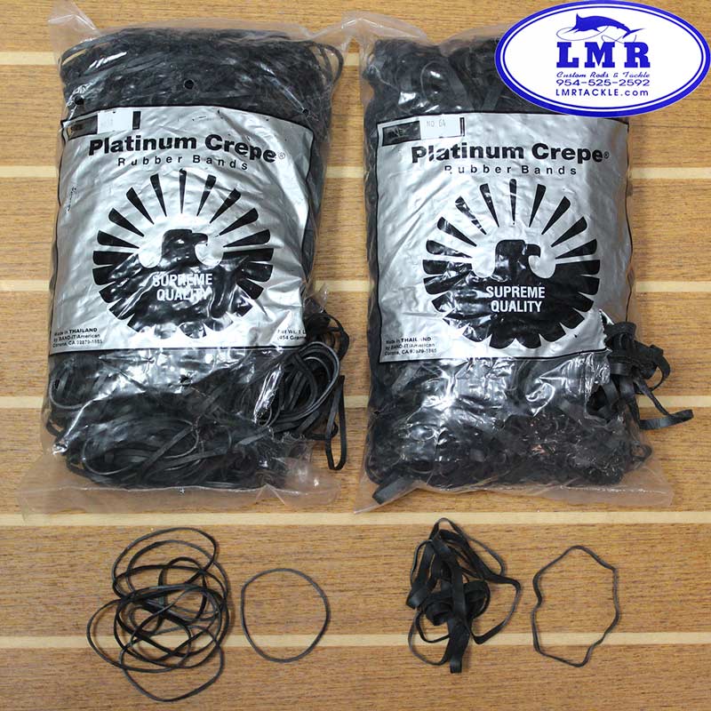 Black Hook Tackle Rubber Bands - 1 LB. Bag - UV Resistant
