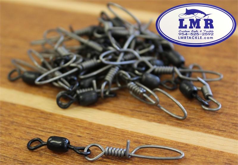 Load image into Gallery viewer, Black Hook Dolphin Snap Swivel with Long Tang
