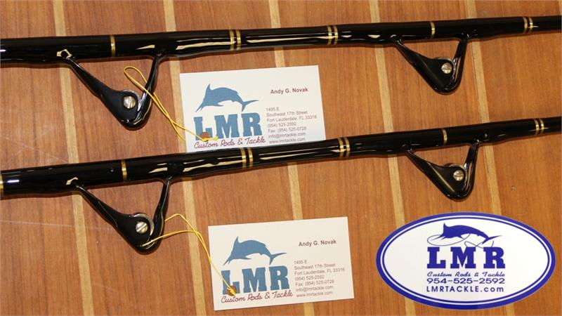 LMR Custom IGFA Trolling Shop Wrap Series - Custom Rod